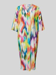 Midi-jurk in batiklook van Emily Van den Bergh Geel - 29