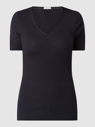 T-shirt z bawełny model ‘Cotton Seamless’ od Hanro - 47