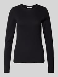 Longsleeve mit Rundhalsausschnitt von Marc O'Polo Denim Schwarz - 9