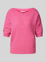 Gebreide pullover met 1/2-mouwen, model 'Pusity' van OPUS Fuchsia - 21