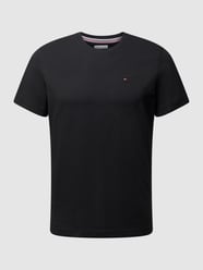 T-Shirt in Melange-Optik von Tommy Jeans Schwarz - 38