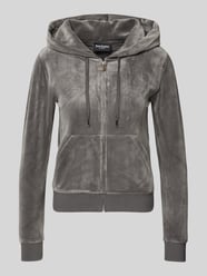Sweatjack met labelstitching model 'ROBERTSON' van Juicy Couture - 12