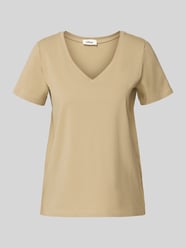 T-shirt o kroju regular fit z mieszanki bawełny od s.Oliver RED LABEL - 23