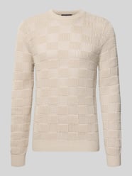 Strickpullover mit Rundhalsausschnitt von Antony Morato Beige - 9
