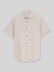 Koszula casualowa o kroju relaxed fit z mieszanki lnu i bawełny od Tom Tailor Denim - 41