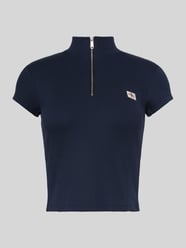 t-shirt o krótkim kroju slim fit z mieszanki bawełny od Calvin Klein Jeans - 10
