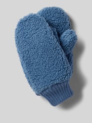 Fäustlinge mit Teddyfell von Jake*s Casual Blau - 45