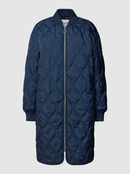Steppmantel mit Strukturmuster von Marc O'Polo Denim Blau / Türkis - 4
