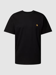 T-Shirt mit Label-Stitching von Carhartt Work In Progress Schwarz - 46