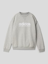 Sweatshirt met labelprint van ADIDAS SPORTSWEAR Grijs / zwart - 46