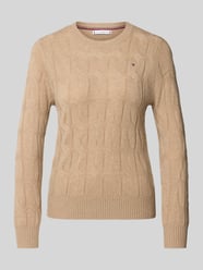 Regular Fit Strickpullover aus reiner Wolle von Tommy Hilfiger - 36