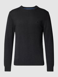 Strickpullover mit Rundhalsausschnitt von Christian Berg Men Grau - 45