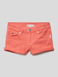 Jeansshorts im 5-Pocket-Design von Tommy Hilfiger Kids Rot - 14