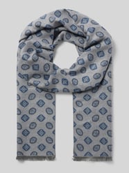 Sjaal van pure viscose met franjes van ROY ROBSON - 19