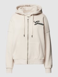 Sweatjacke mit Label-Detail von Guess Grau - 12