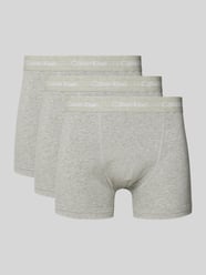 Regular Fit Trunks mit Baumwolle im 3er-Pack von Calvin Klein Underwear Grau - 31