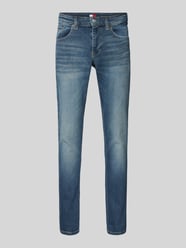 Jeans mit Label-Stitching Modell 'SCANTON' von Tommy Jeans Blau - 35