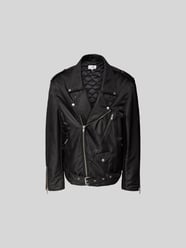 Jacke mit Reverskragen von MM6 Maison Margiela Schwarz - 33