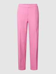 Stoffhose mit elastischem Bund von Herzensangelegenheit Pink - 9