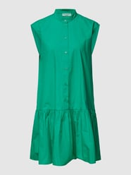 Jurk met opstaande kraag van Marc O'Polo Denim Groen - 37