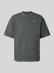 T-Shirt mit Label-Stitching von G-Star Raw Grau - 24