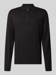 Poloshirt mit Reißverschluss-Detail von Marc O'Polo - 47