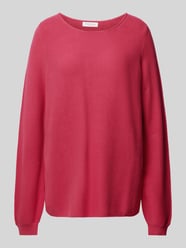 Gebreide pullover met ronde hals van Christian Berg Woman Fuchsia - 45