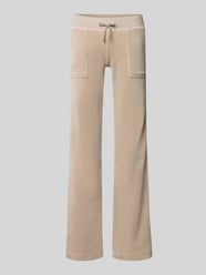 Jogginghose mit Tunnelzug Modell 'LAYLA' von Juicy Couture Beige - 4