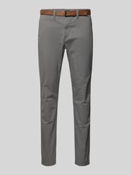 Slim Fit Chino mit Gürtel von Tom Tailor Denim - 4