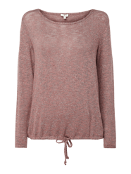 Pullover aus Mouliné mit Tunnelzug von Tom Tailor Pink - 35