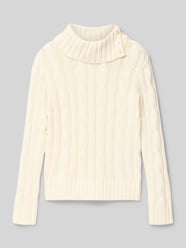 Gebreide pullover met ribboorden van Polo Ralph Lauren Teens - 38