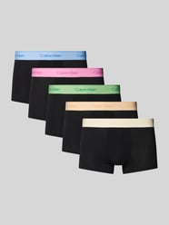 Trunks in een set van 5 met elastische band met logo van Calvin Klein Underwear - 48