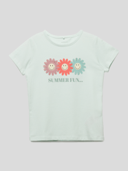T-shirt met motiefprint van Name It Groen - 32