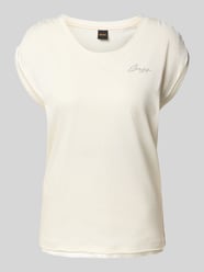 Regular fit T-shirt van puur katoen, model 'ELAI' van BOSS Orange - 11