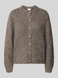 Strickjacke mit Rundhalsausschnitt Modell 'LARKA' von VILA Beige - 24