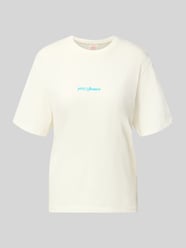 krój regular fit t-shirt z czystej bawełny model 'VIGGA' od Selected - 35