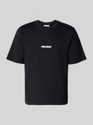 T-Shirt mit Logo und Rundhalsausschnitt von REVIEW - 29