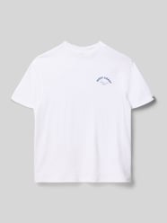 damski t-shirt o kroju regular fit z nadrukiem z napisem od Garcia - 26