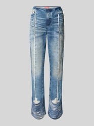 Straight Fit Jeans mit markanten Kontrastnähten von Diesel - 13