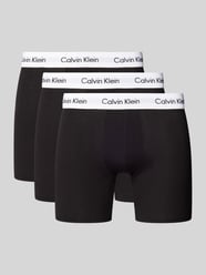 Trunks mit Logo-Bund im 3er-Pack von Calvin Klein Underwear Schwarz - 35