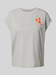 T-shirt met motiefstitching, model 'Hobster' van Essentiel Antwerp - 1