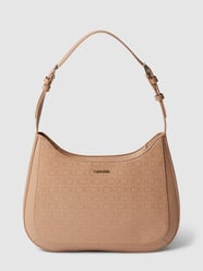 Handtasche mit Label-Detail von CK Calvin Klein Beige - 11