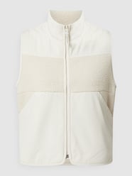 Gilet met teddybont van Röhnisch Wit - 20