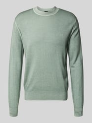 Regular Fit Strickpullover aus reiner Schurwolle Modell 'ASTEFO' von BOSS Orange - 2