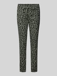 Skinny fit stoffen broek met tunnelkoord van ZABAIONE - 8