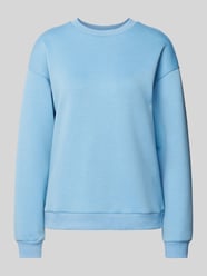 Sweatshirt mit gerippten Abschlüssen Modell 'SANDY' von Vila Blau - 6