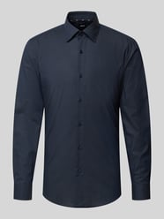 Slim fit zakelijk overhemd van katoenmix, model 'HANK' van BOSS - 14