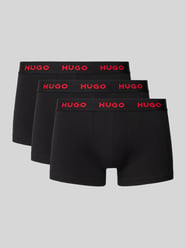 Trunks mit elastischem Label-Bund im 3er-Pack von HUGO Schwarz - 43