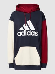 Hoodie met labelprint van ADIDAS SPORTSWEAR Blauw / turquoise - 16