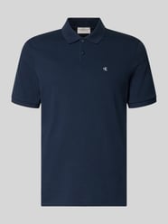 Straight Fit Poloshirt mit Label-Stitching von Calvin Klein Jeans - 7